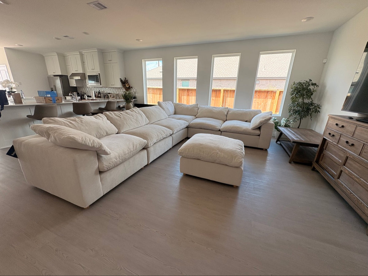 Walter sectional in a real home