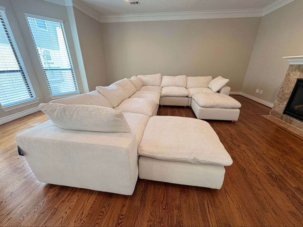 Walter sectional in a real home