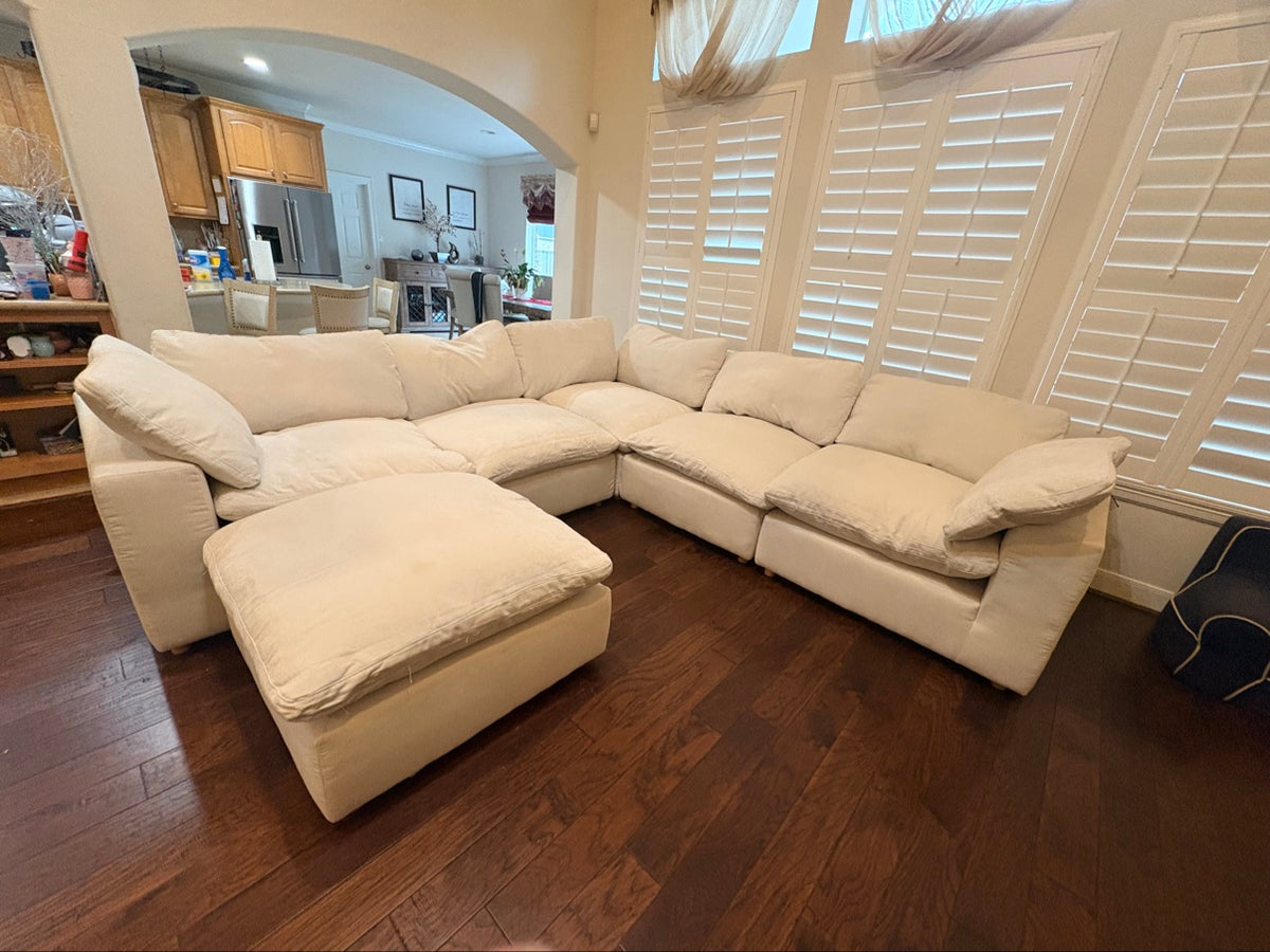 Walter sectional in a real home