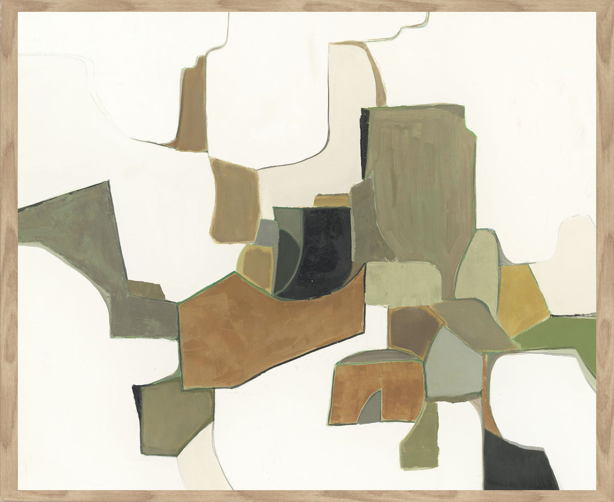 Walton - 48" x 72" Painting By Buddy Whitlock - Green / White - Select Living Furniture - Canvas Art - Classic Home - 560078134872TONS - Walton - 48" x 72" Painting By Buddy Whitlock - Green / White -
