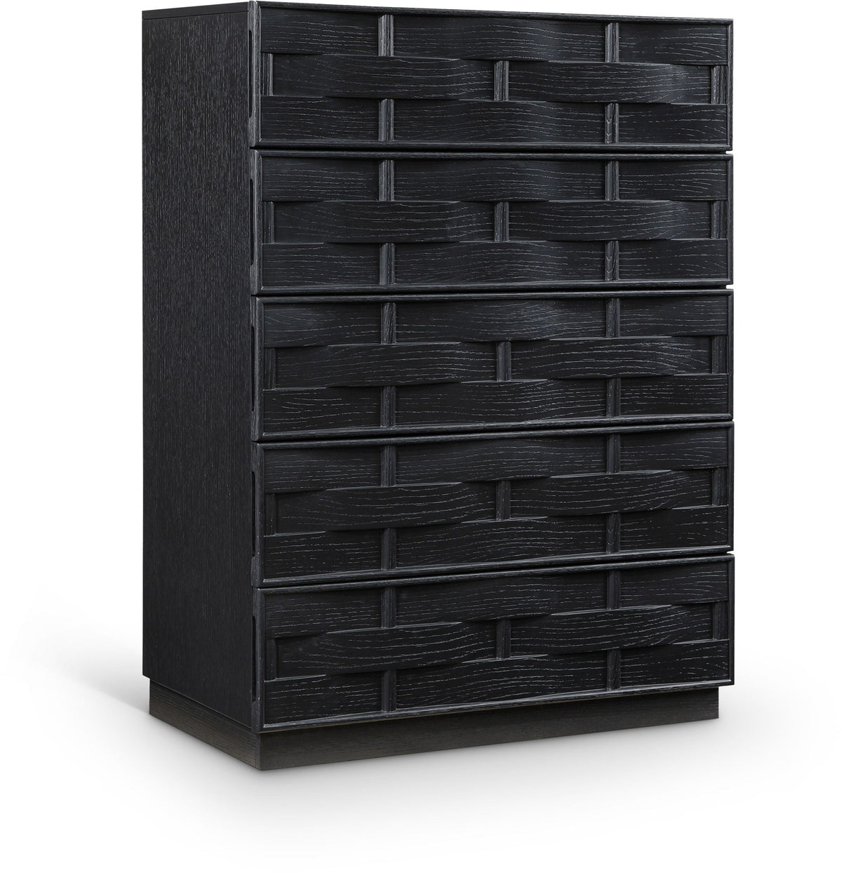 Weave - Chest - Select Living Furniture - Accent Chests - Meridian Furniture - 317Black-CH - Black - Weave - Chest -
