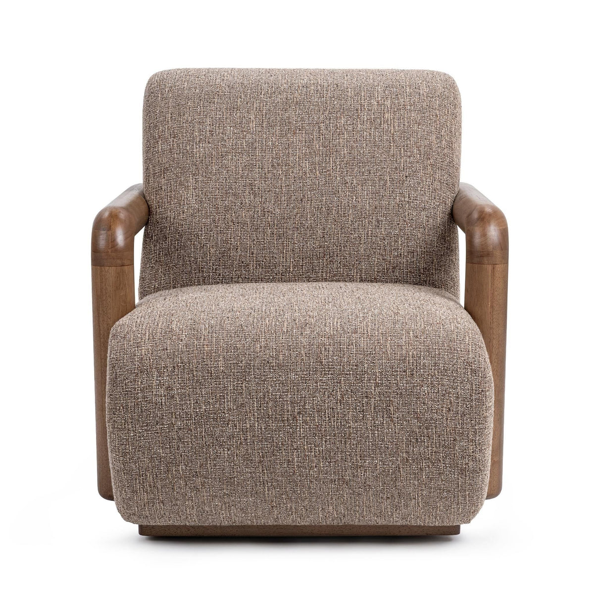 Welson - Swivel Accent Chair - Warm Mocha - Select Living Furniture - Swivel Chairs - Classic Home - 53006702 - lifestyle -