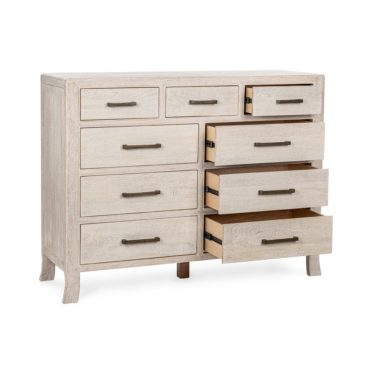 Westmont - 9 Drawers Dresser - Creamwood - Select Living Furniture - Dressers - Classic Home - 54010274 - Westmont - 9 Drawers Dresser - Creamwood -