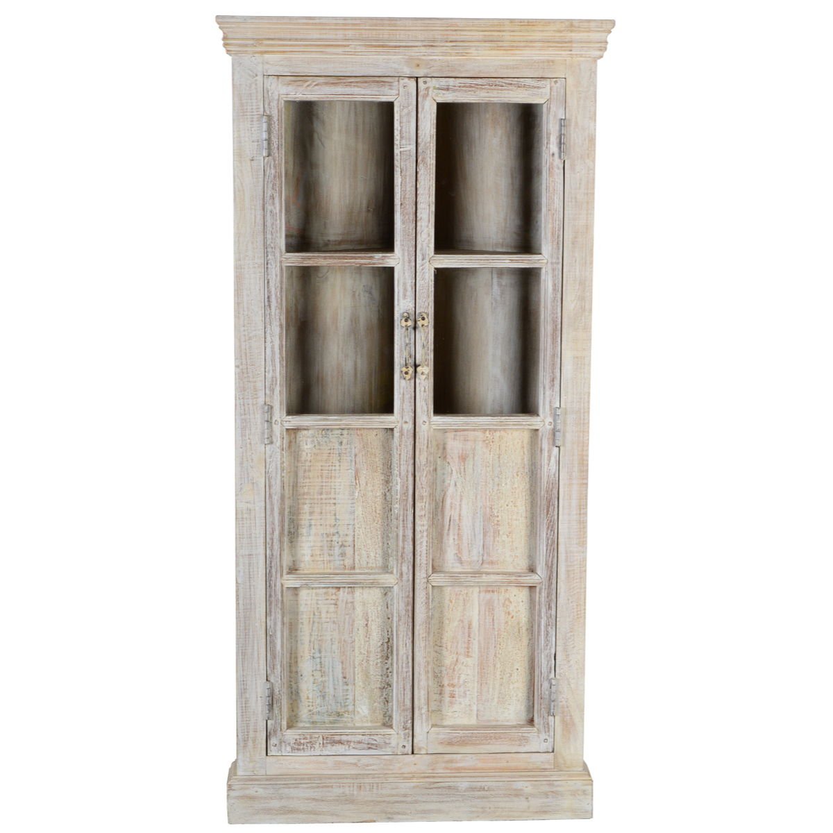 Wood Corner Almirah - Beige - Select Living Furniture - Accent Cabinets - Classic Home - 59026081 - Wood Corner Almirah - Beige -