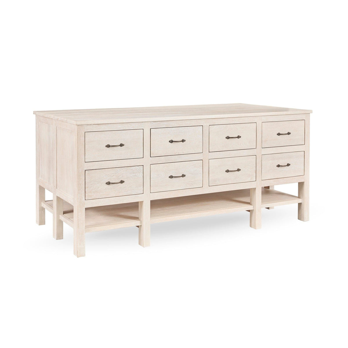 Workstation - White Washed - Select Living Furniture - Sideboards - Classic Home - 52011000 - Workstation - White Washed -