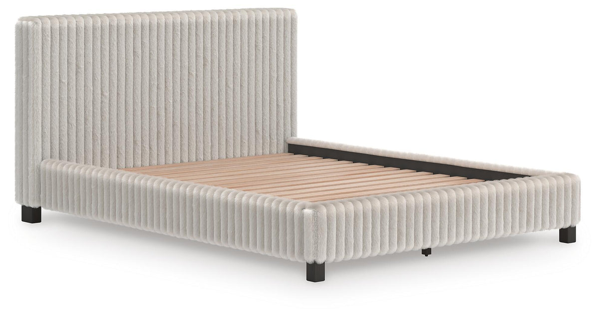 Zuraleus - Upholstered Bed - Select Living Furniture - Upholstered Beds - Signature Design by Ashley® - PCB3380B8 - Black -Queen - Zuraleus - Upholstered Bed -